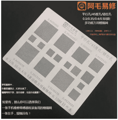 Amaoe Universal Stencil BGA